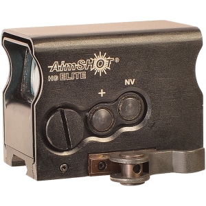 AimShot HG Elite 1x34mm 2 MOA green dot reflex sight in black anodized finish